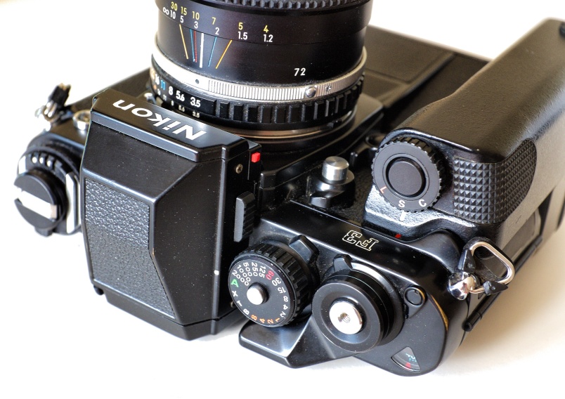 Nikon F3 captured by Fujifilm X100s with Tele converter